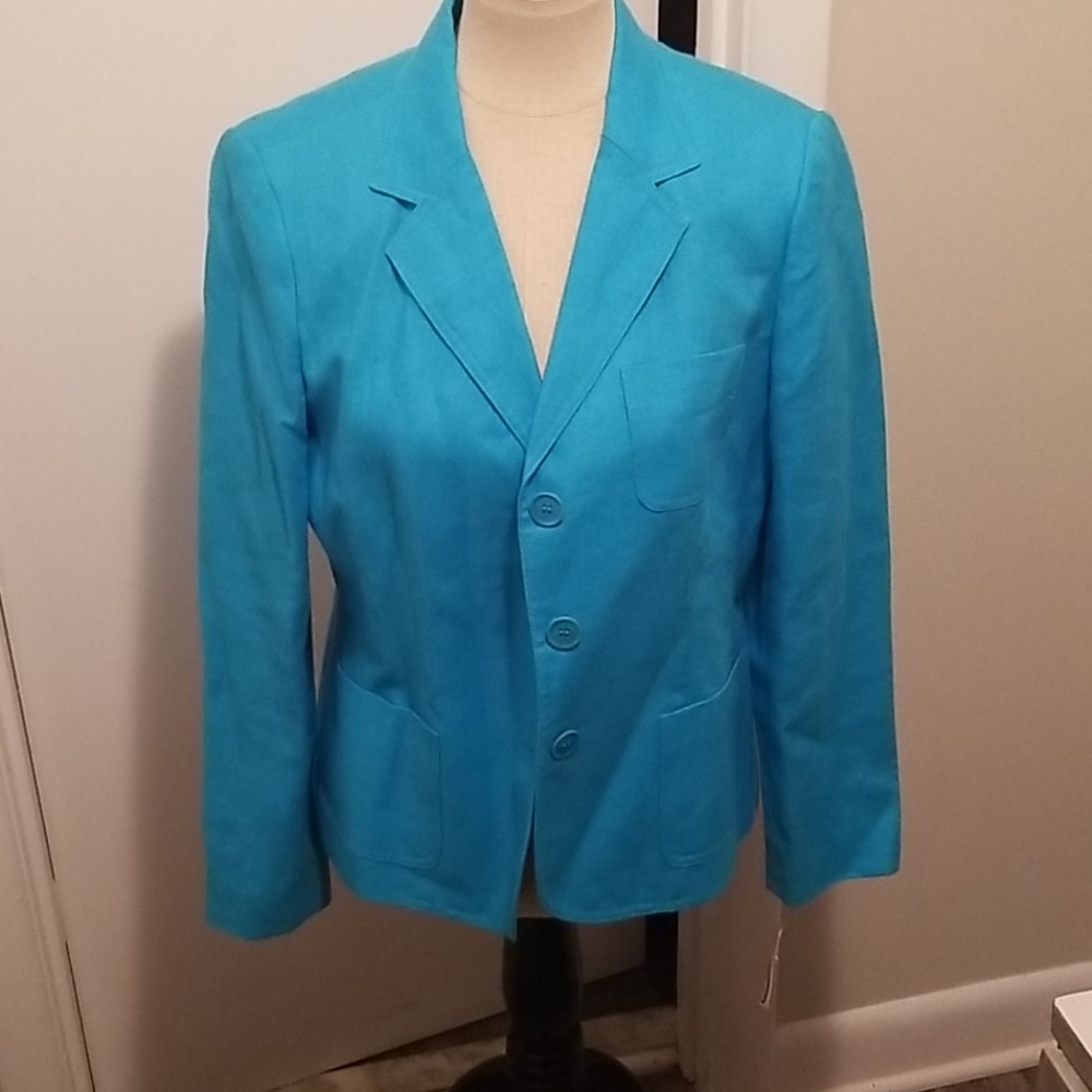 Talbots Linen Blazer